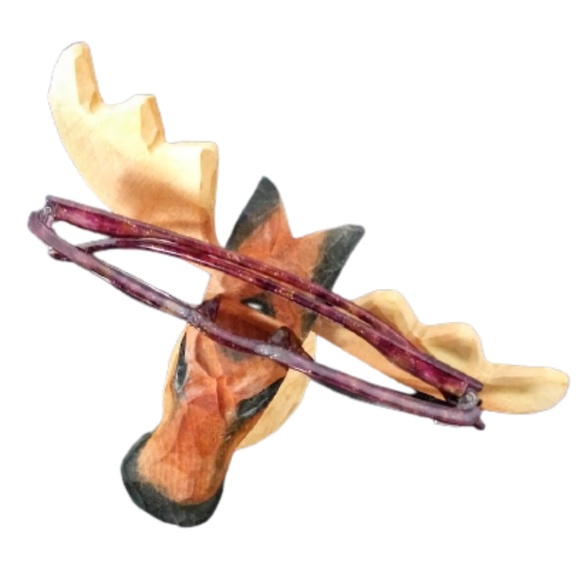 SOLD Peepers Wood Moose - Picture 7 of 7